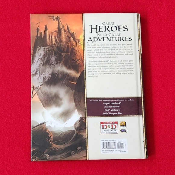 📖 Dungeons & Dragons Dungeon Master's Guide (2008) – 4th Edition Hardcover - Picture 2 of 14